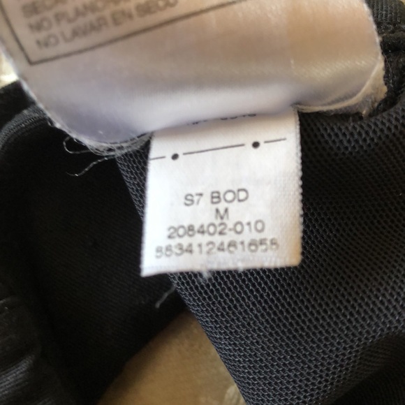 NIKE SPORTS BRA BLACK MEDIUM RACER-BACK VERY GOOD PREOWNED CONDITION #008 - Picture 7 of 9